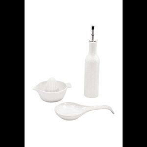 Temp-tations Carved Willow 3-Piece Kitchen Accessory Set with Juicer